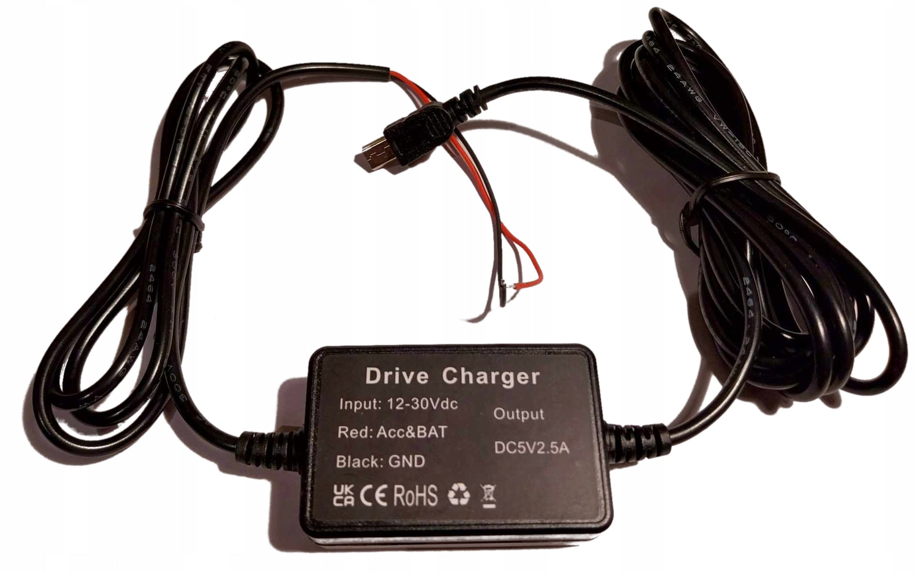 Parking Mode Power Supply, Mini USB Car Power Adapter for DVRs