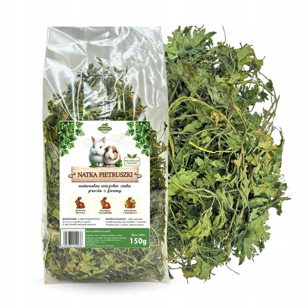 Parsley 150g - SAMFARM herbs for rabbits and rodents