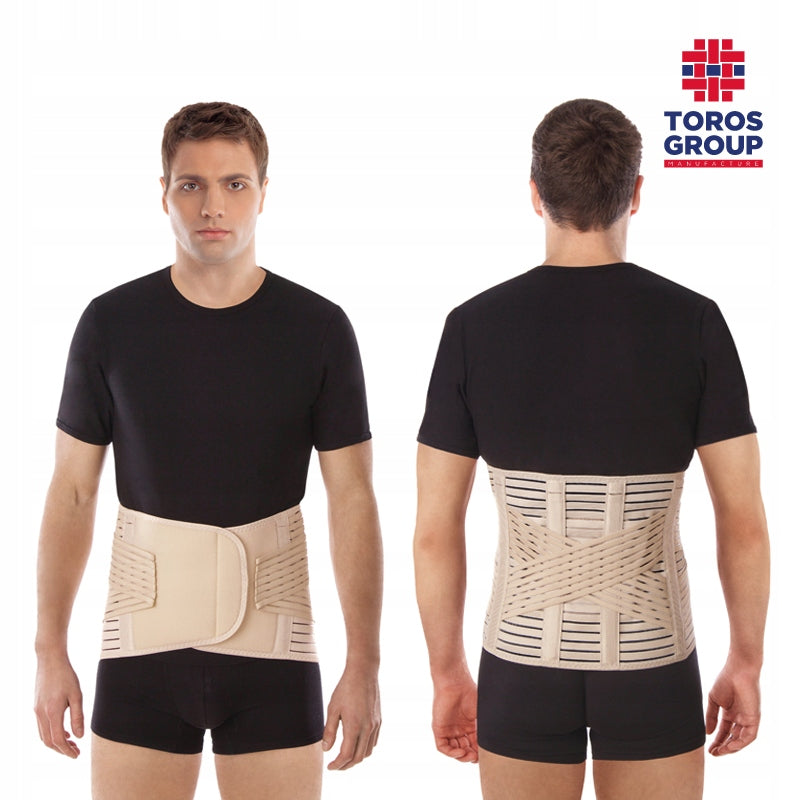 Starker poröser Stützgürtel TOROS-GROUP, beige, Größe 3 