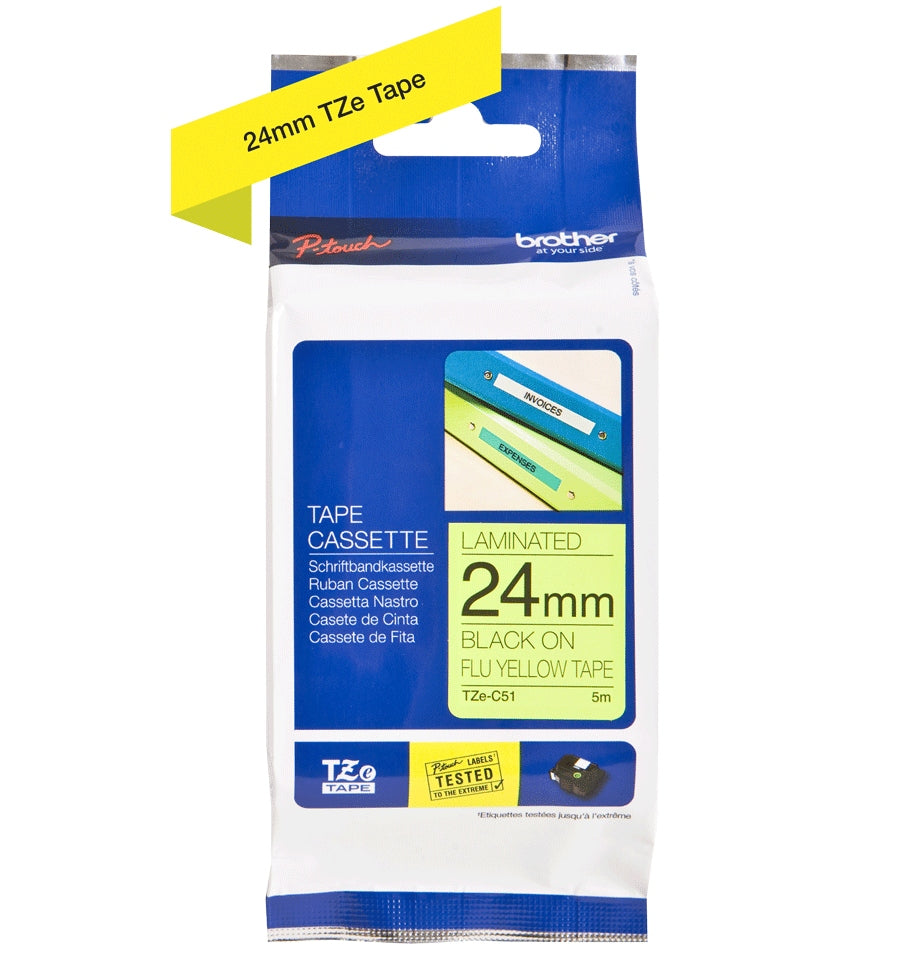 Páska Brother TZE-C51 24mm 8m Manufacturer code TZEC51
