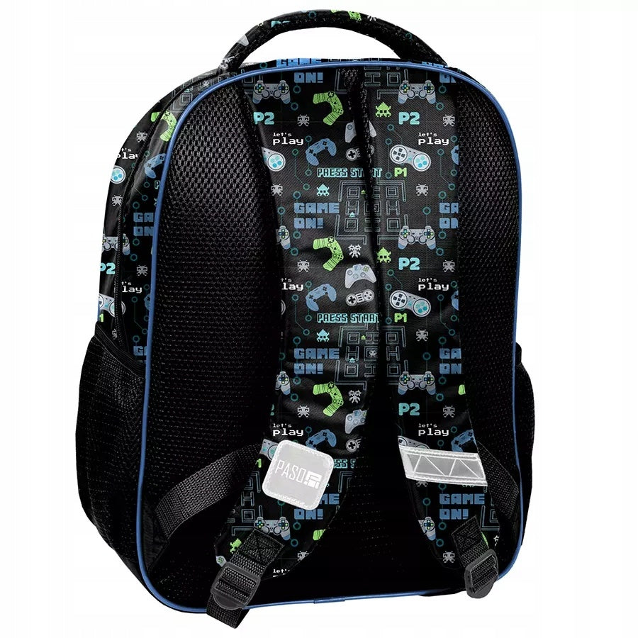 Paso 2-Chamber School Backpack for Classes 1-3 Game Pad Manufacturer code PP25GI-260