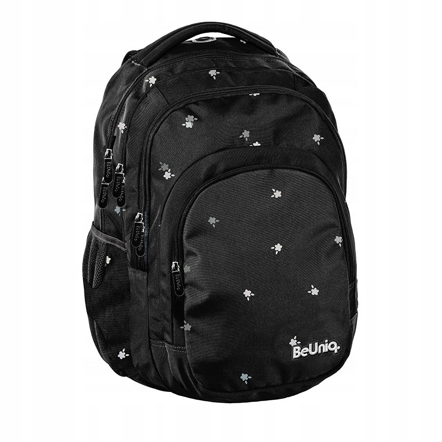 Paso 3-Chamber School Backpack Youth Black Beuniq