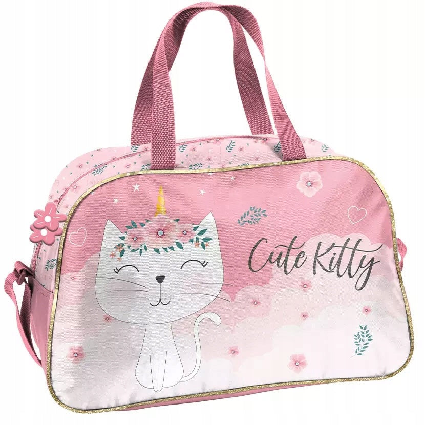 Paso Sports Bag for WF Swimming Pool Cute Kitty Kitten