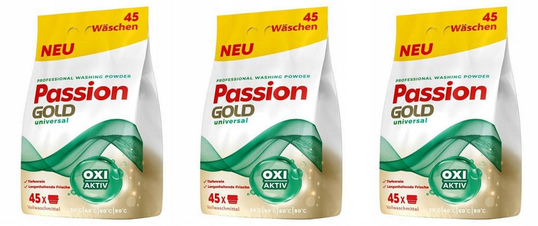 Passion Gold Washing Powder 3x2,7Kg