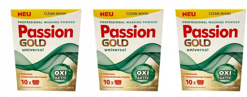 Passion Gold Washing Powder 3x600G