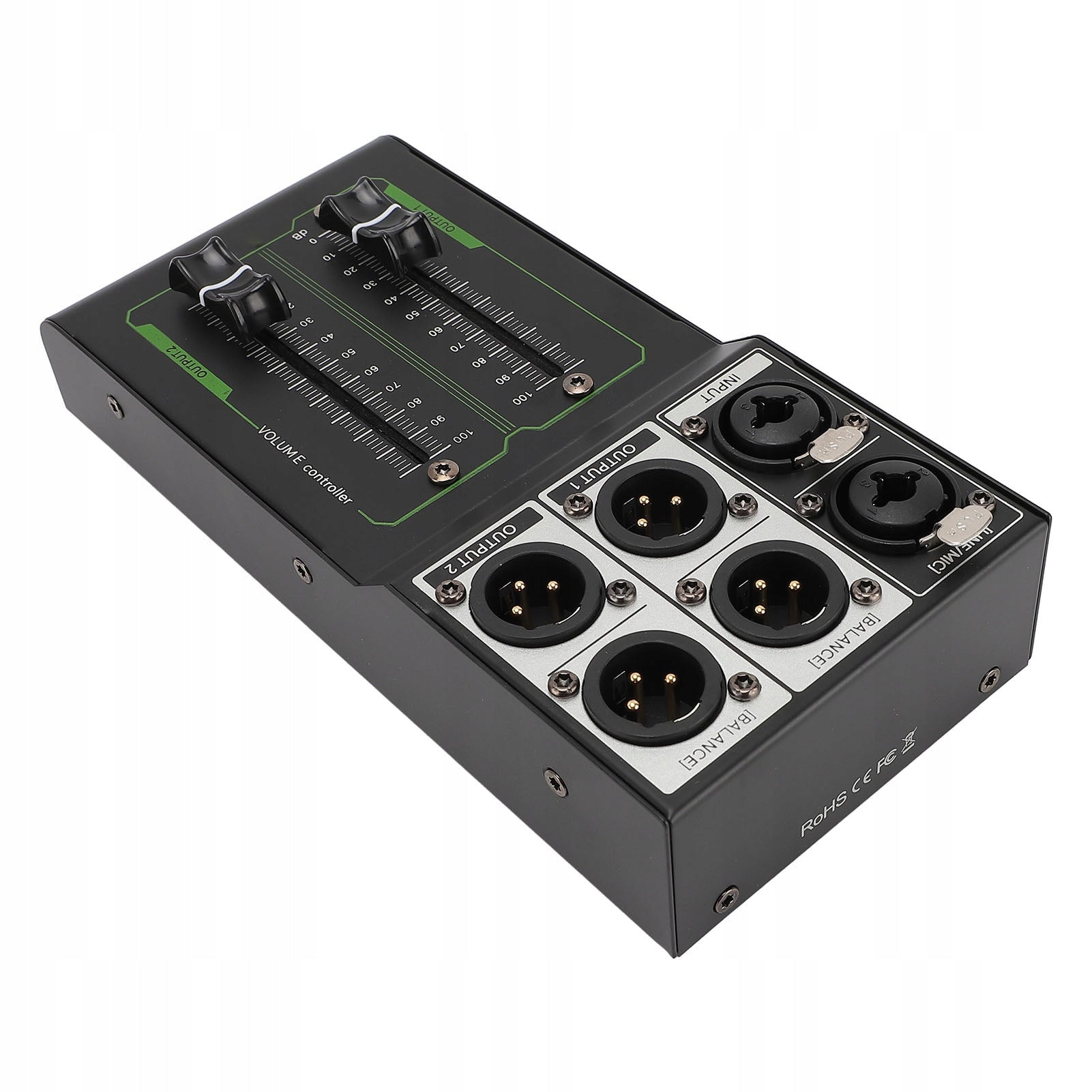Passive Volume Controller All Metal Unbiased 1 by 2 Out US Brand no brand