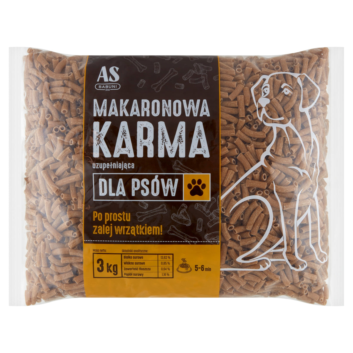 Pasta Dog Food 3kg AS BABUNI