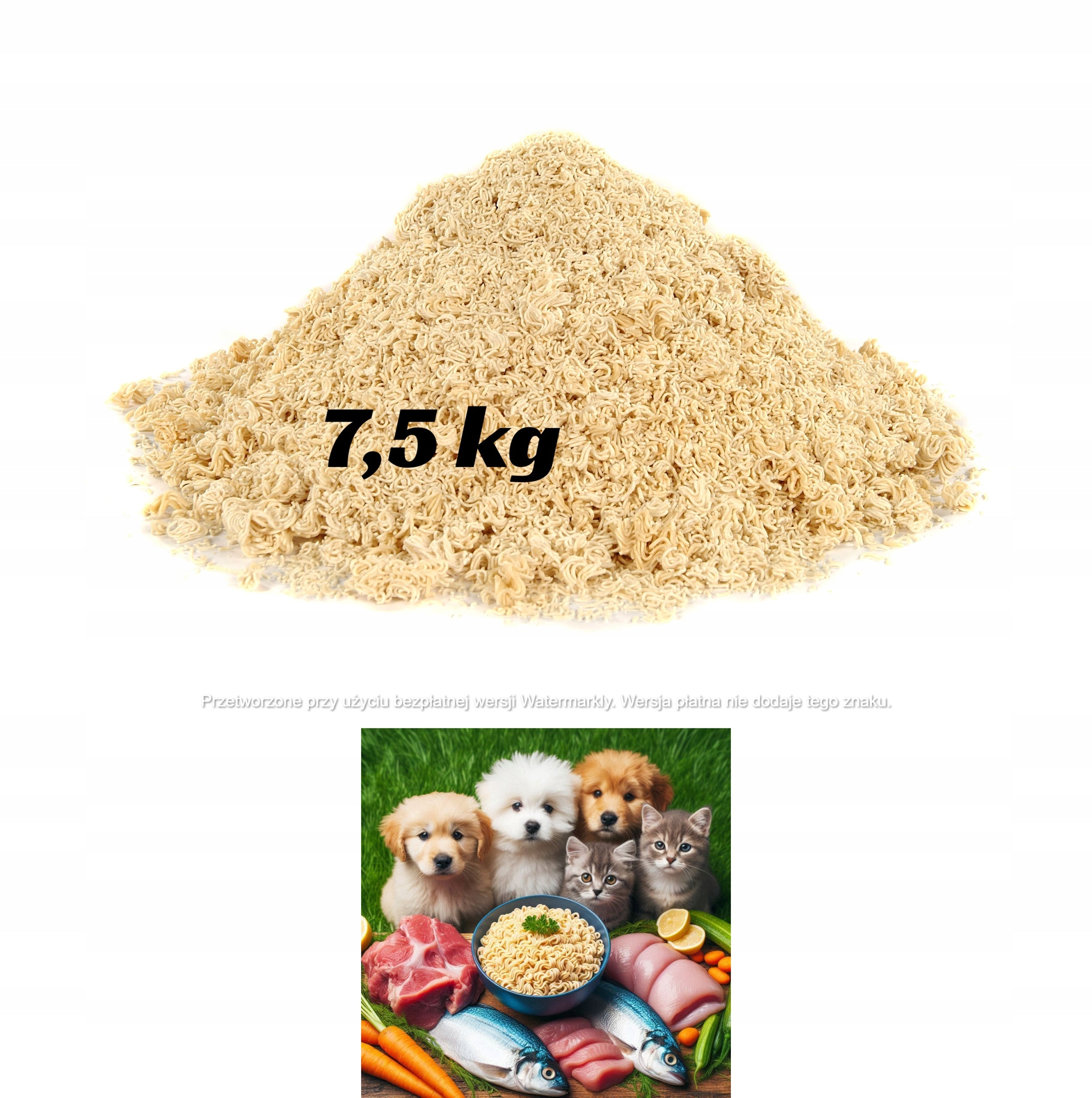 Pasta Instant CLEAN for dog WITHOUT ADDITIVES instant 7,5kg FOOD Brand no brand