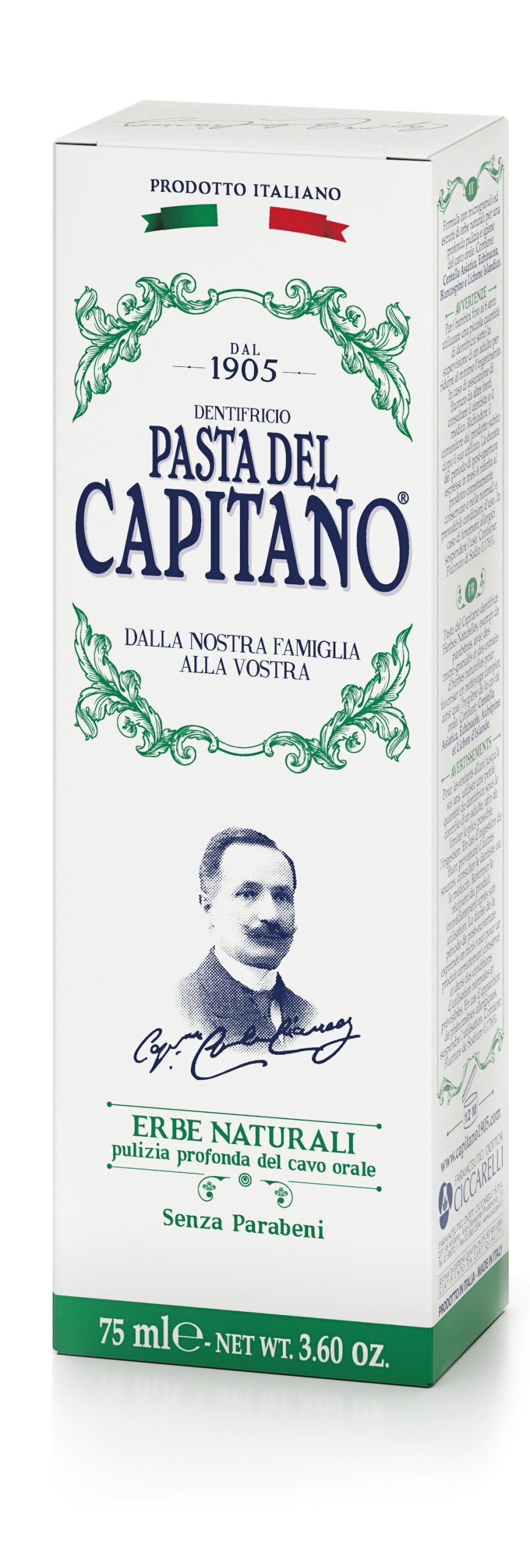 Zahnpasta Pasta Del Capitano Natural Herbs 75 ml 