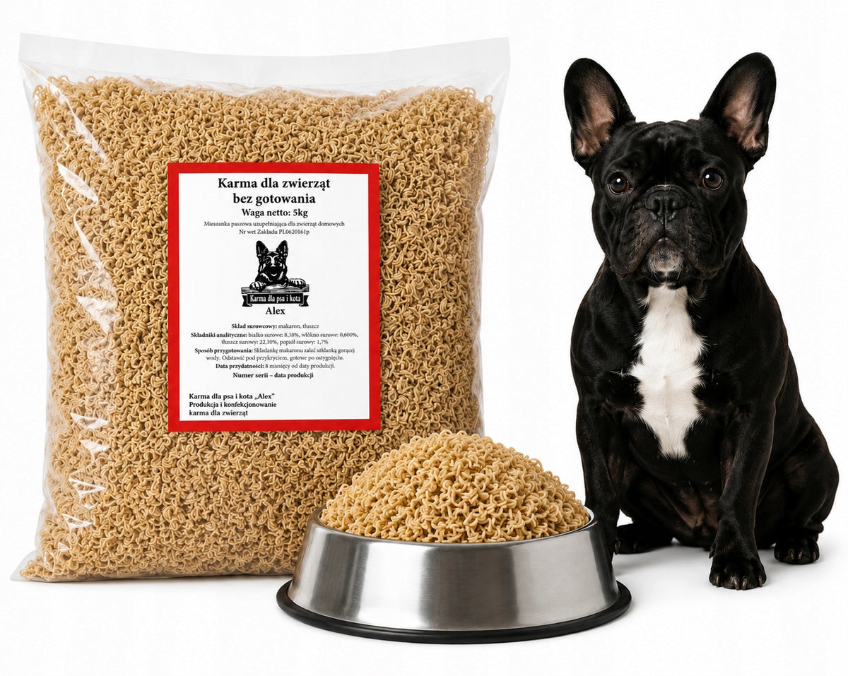 Pasta for dogs without cooking 5 kg