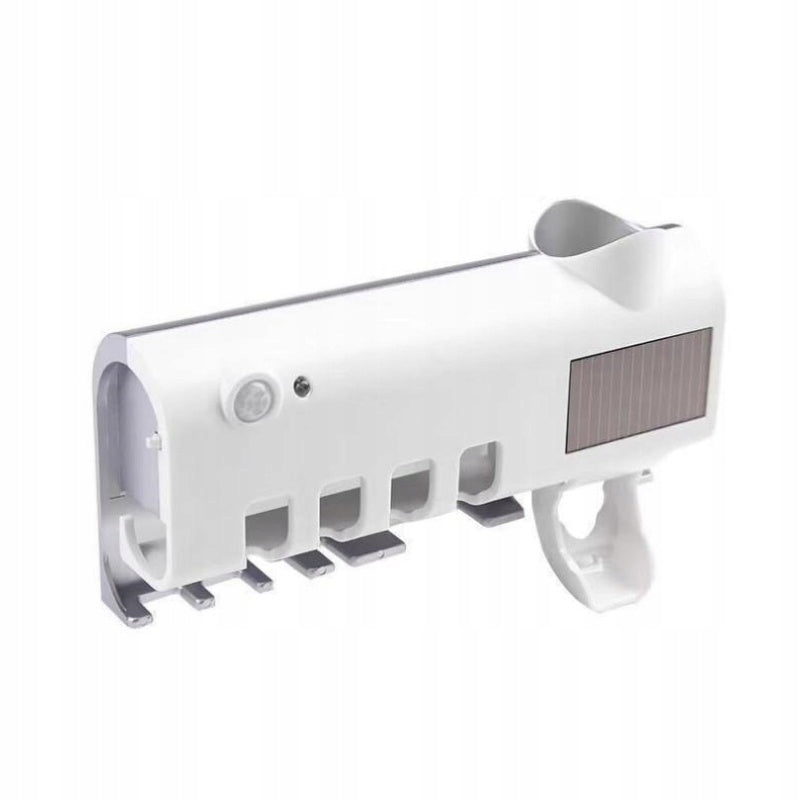 Paste dispenser with handle and UV sterilizer with motion sensor on brush Brand no brand