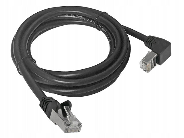 Patch cord cat.6A PIMF shielded RJ45-RJ45 1:1 angle 90st 2m Manufacturer code TI46-2