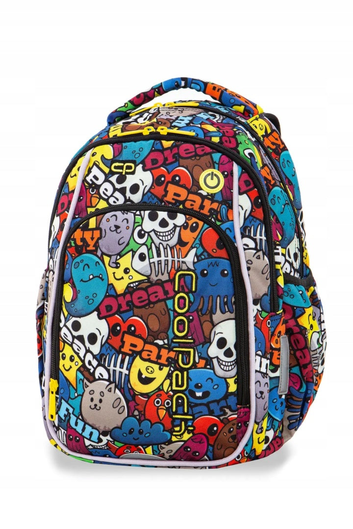 Patio Coolpack School Backpack Strike S LED Cartoon A18200 Packaging status original