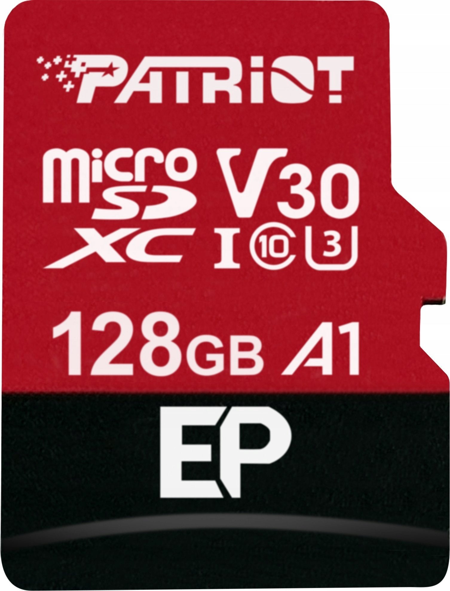 Patriot EP Series MicroSDXC 128 GB Class 10 UHS-I/U3 A1 V30 Card