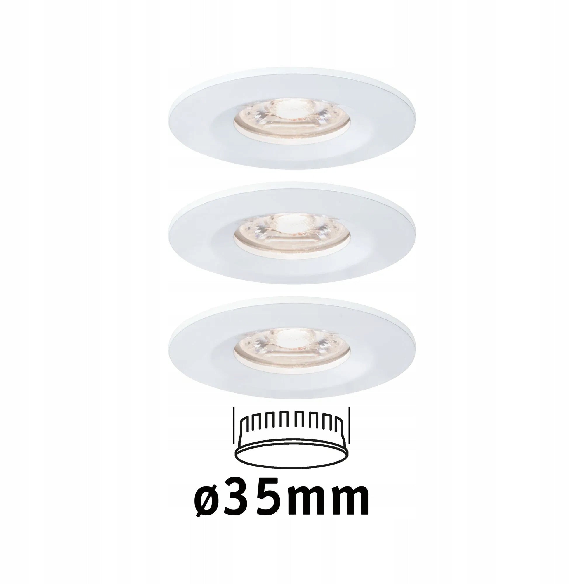 Paulmann LED Recessed lamp luminaire Nova Mini Basic Set Rigid Packaging status original