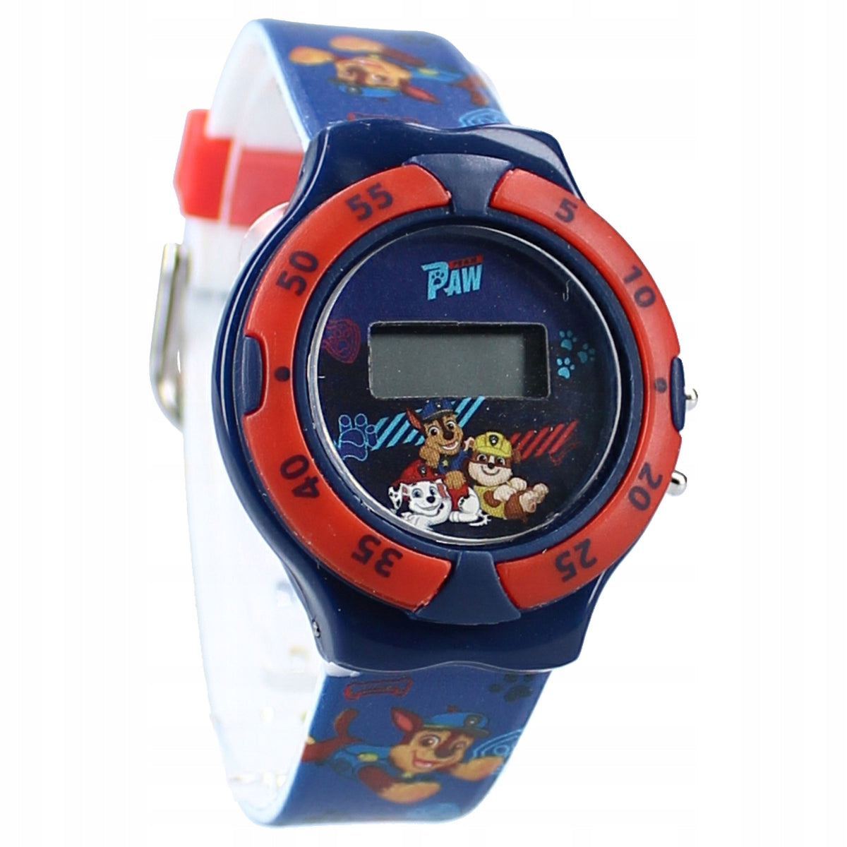Paw Patrol Children's Chase Marshall Rubble Digital Watch with Dogs EAN (GTIN) 8712645308848