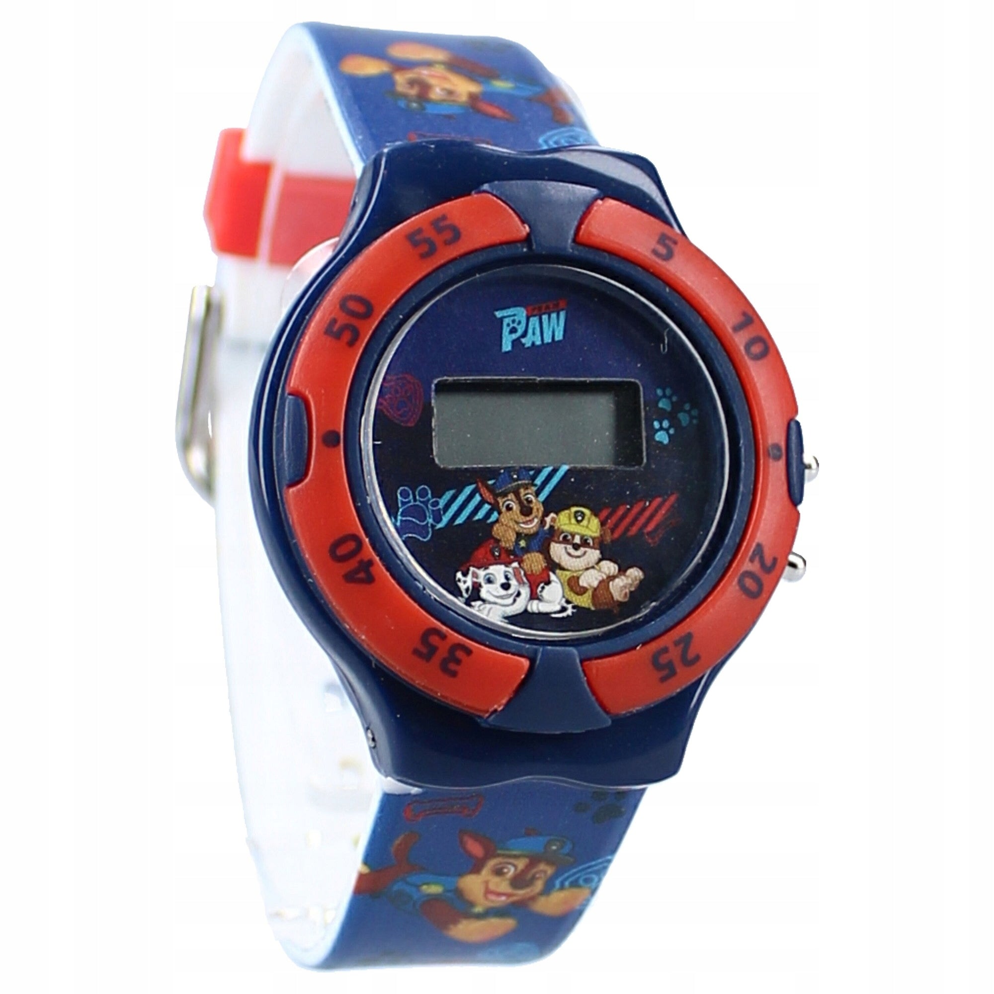 Paw Patrol Children's Chase Marshall Rubble Digital Watch with Dogs EAN (GTIN) 8712645308848