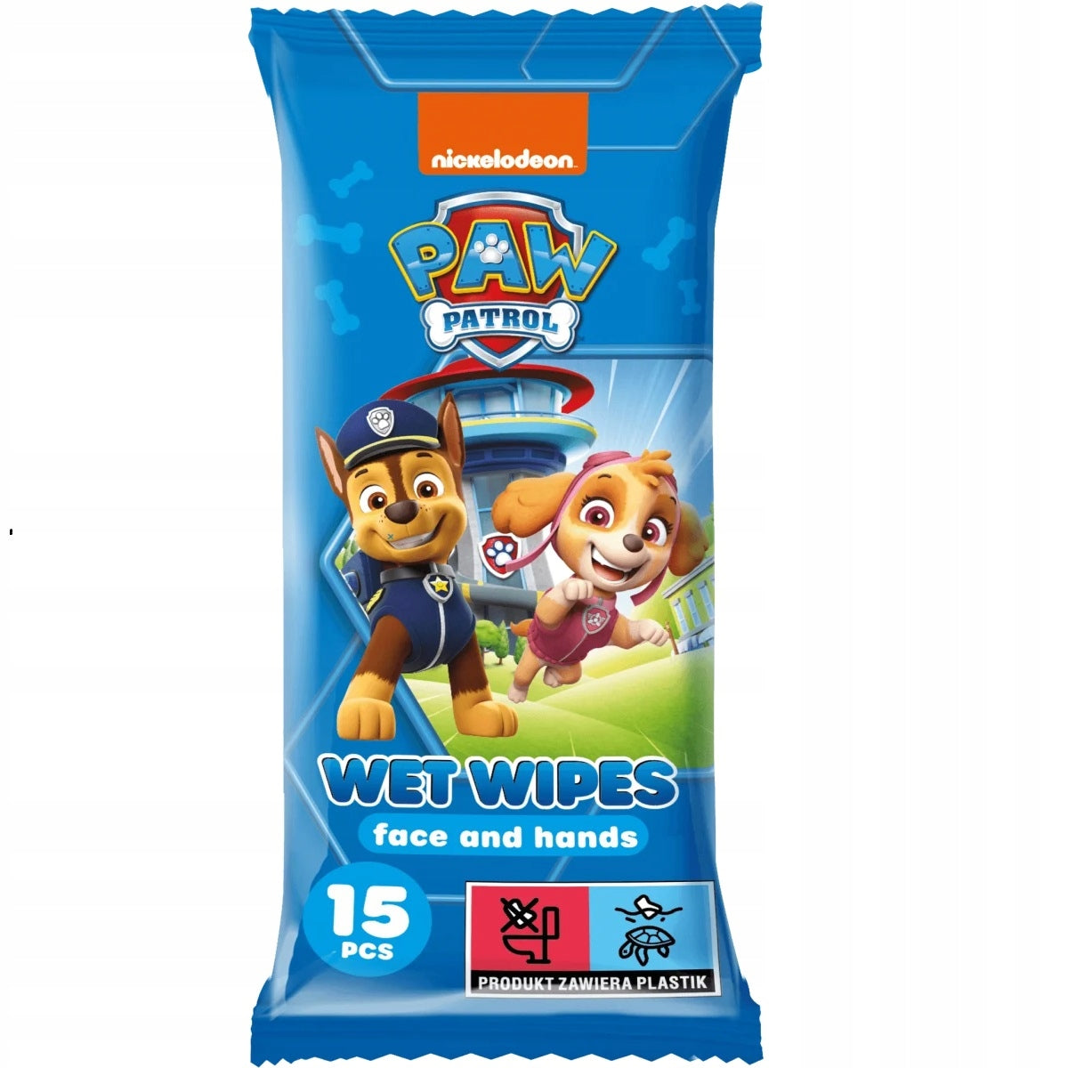 Paw Patrol wet wipes morkre face-hands strawberry 15pcs