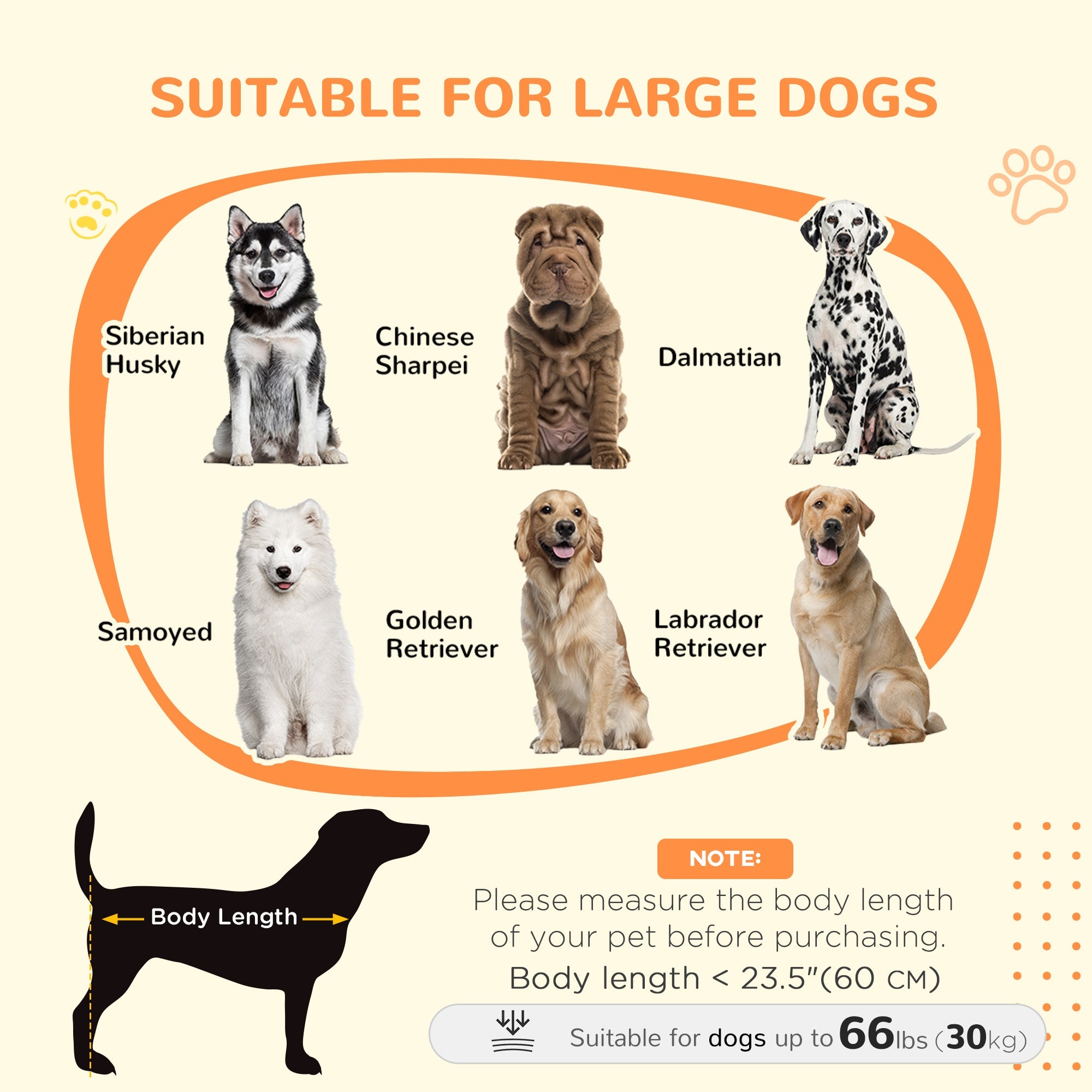 PawHut Dog cage, domestic, with entrance, for dogs up to 30 kg Manufacturer code D02-169V02WT