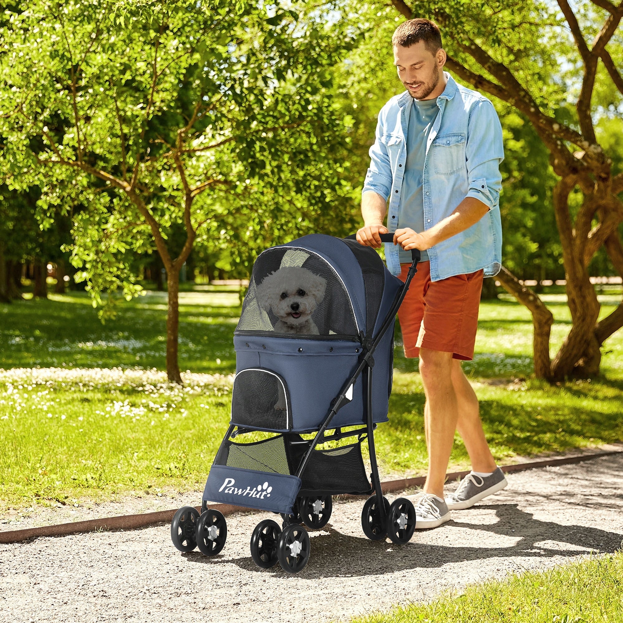 PawHut Dog stroller PawHut, foldable, with pillow, for cats Manufacturer code D00-165V00MX