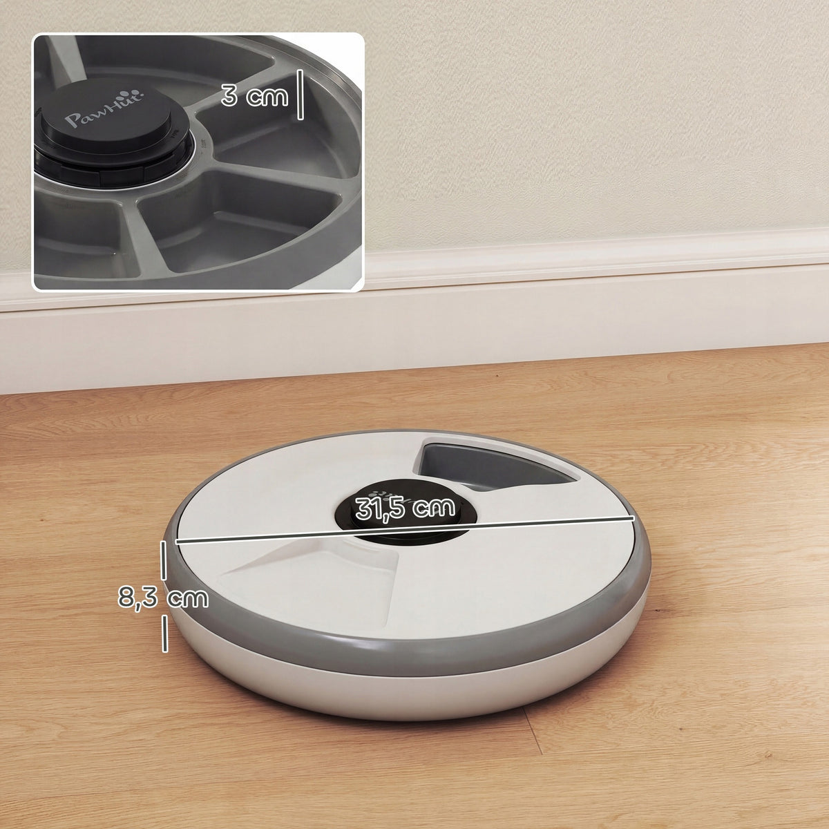 PawHut Feed feeder, automatic, wireless, timer and display Packaging status original