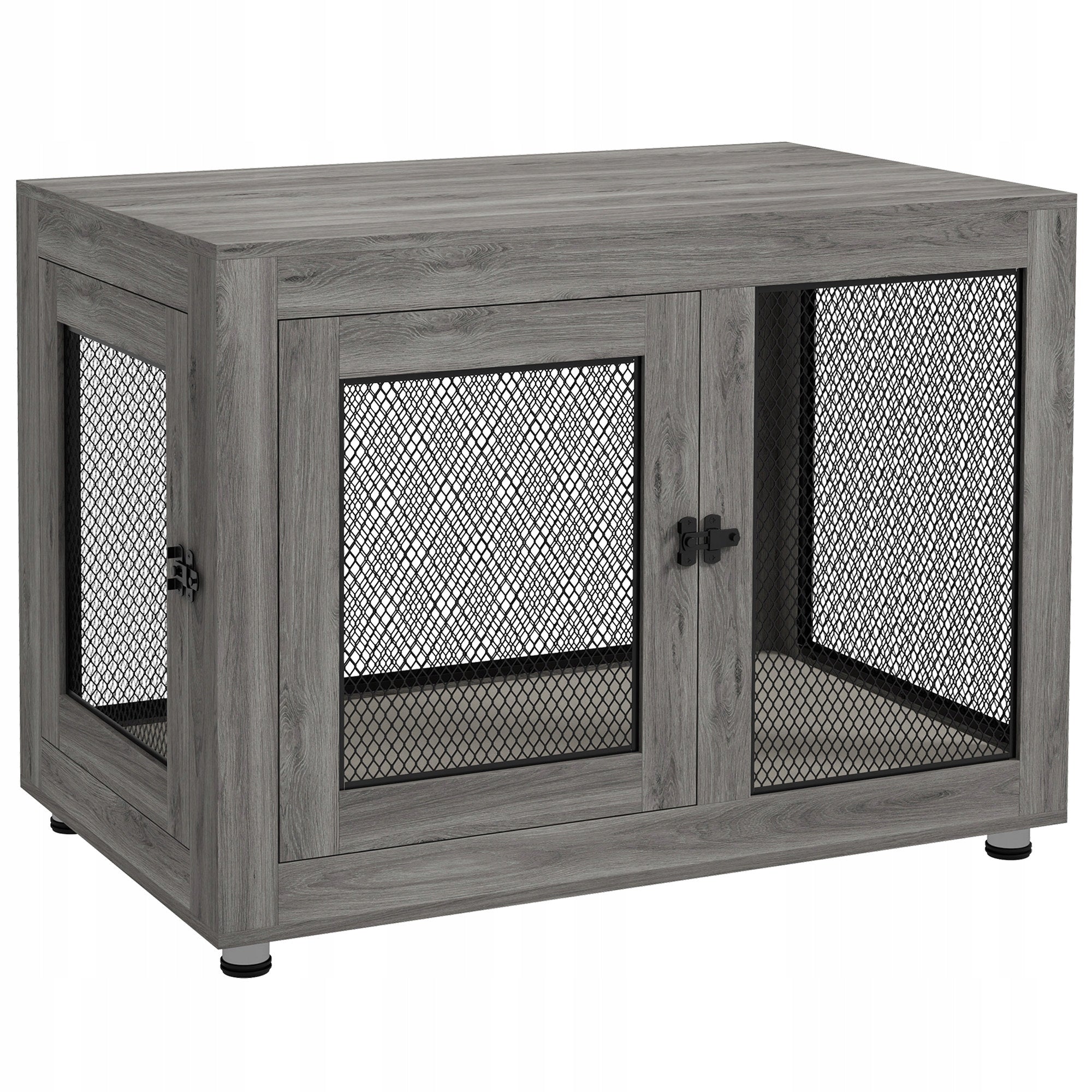 PawHut Kennel Cage for Dog Lockable for Home Side Table 94x60x71,5cm