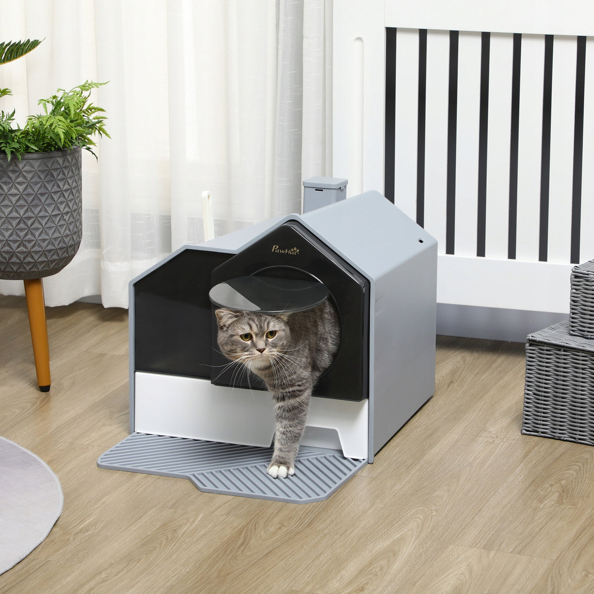 PawHut closed litter box 47 cm x 45 cm x 42 cm