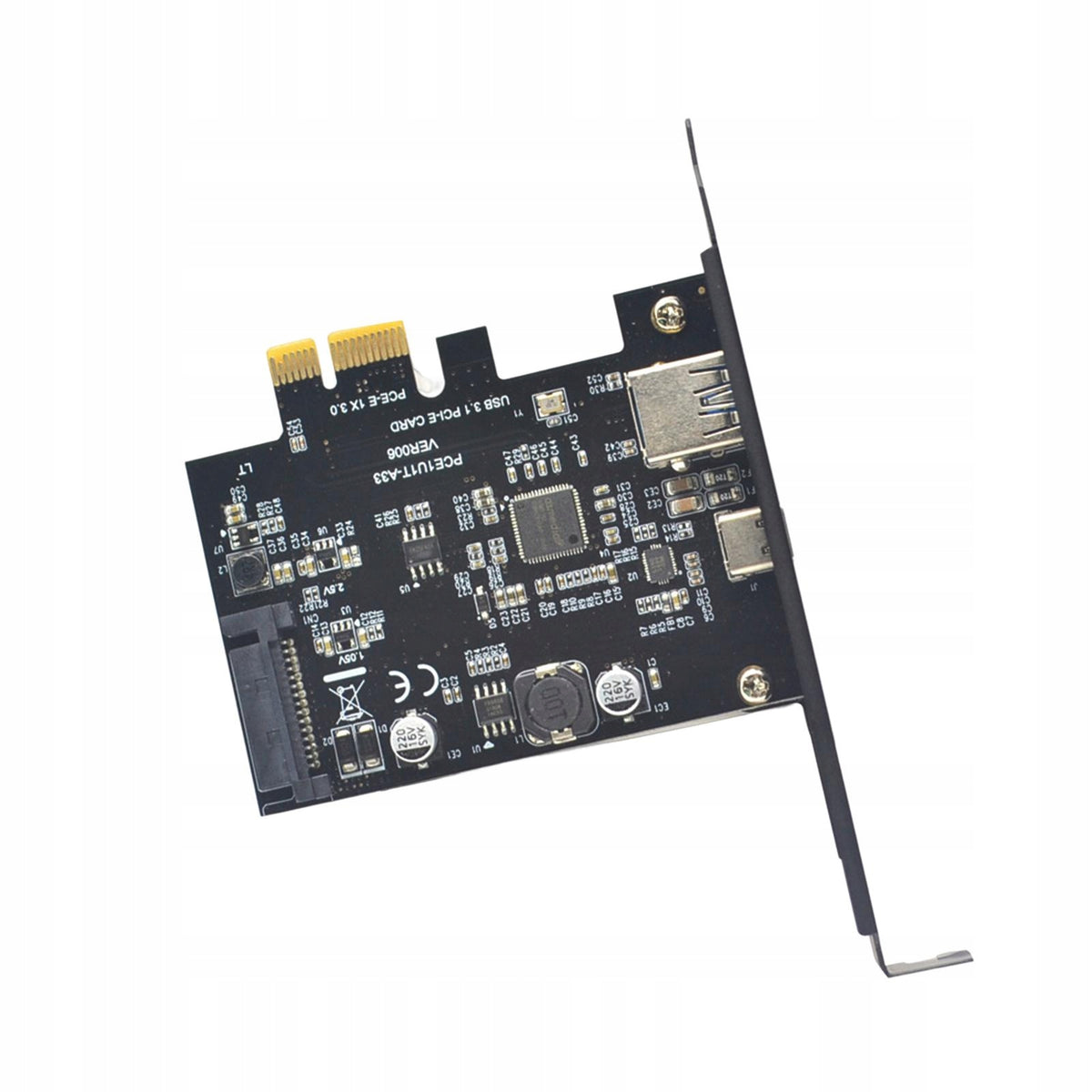 Pci e to USB 3.1 Gen2 10 Gbps USB A+USB C Expansion Card for Computer PC 1X Manufacturer code 15168049554