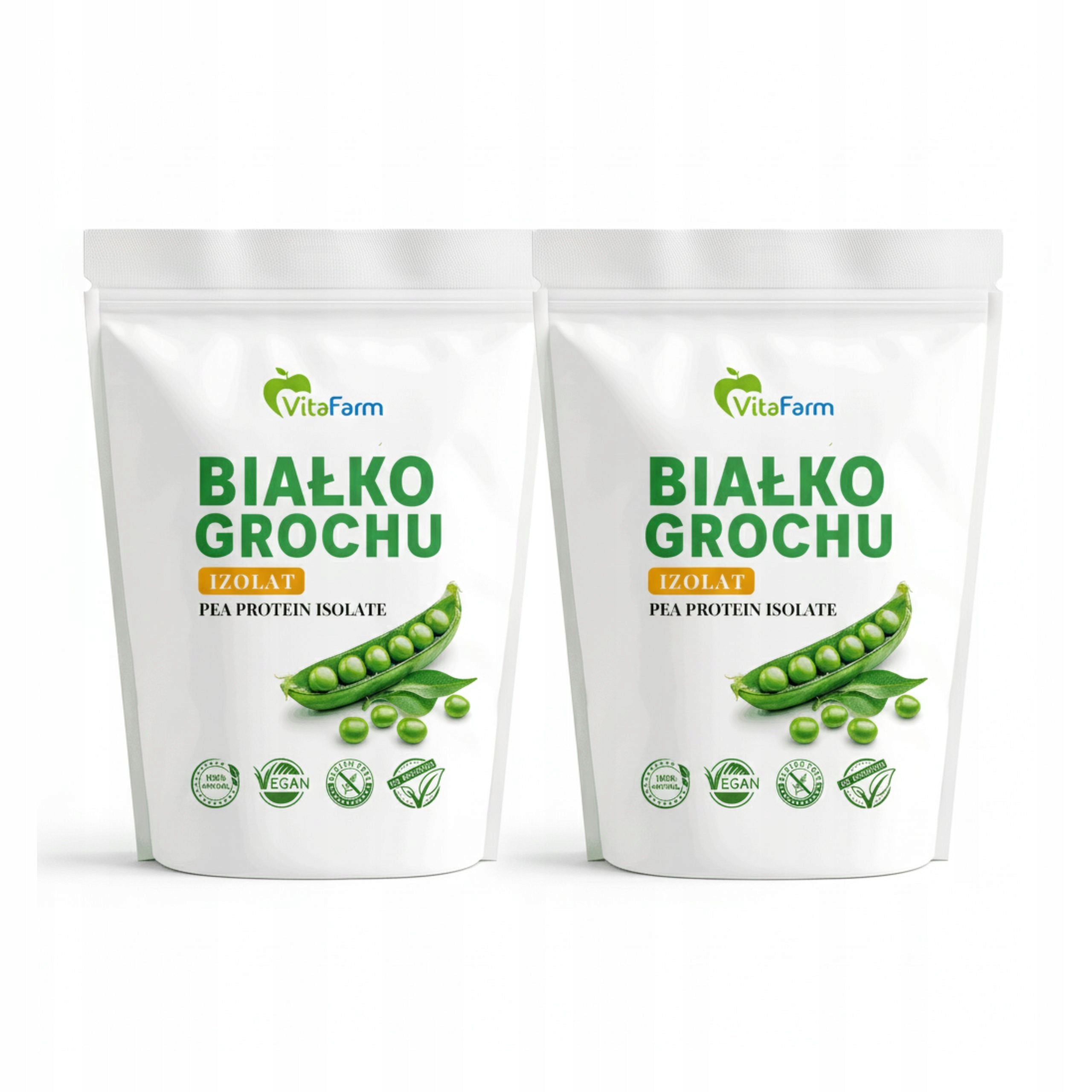 Pea protein plant isolate for vegans after vegetarian training 2x500g
