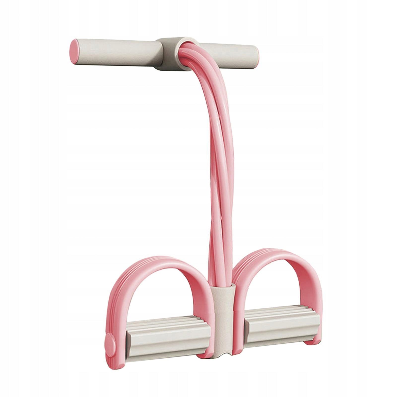 Pedal Resistance Band Elastic Pull Rope Multifunction Tension Rope Pink Brand no brand