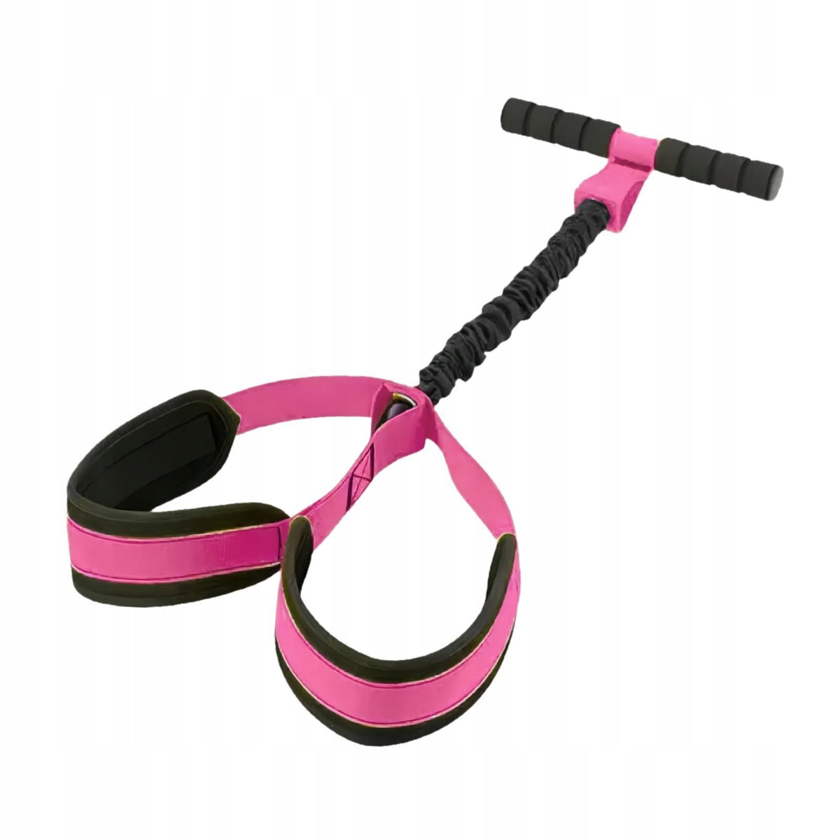Pedal Resistance Band Latex Tube Workout Training Sports Pull Rope Pink Packaging status original