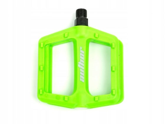 Fahrradpedale Author APD-F13-Nylon (grün-neon) 