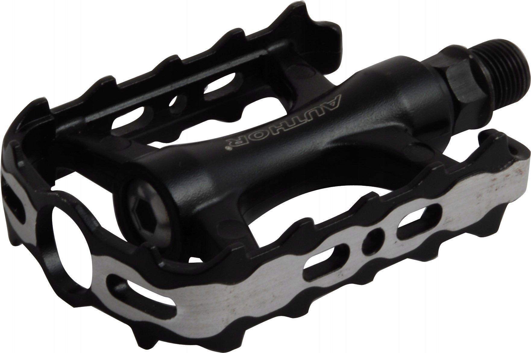 Fahrradpedale Author APD-427 Aluminium, schwarz/silber 