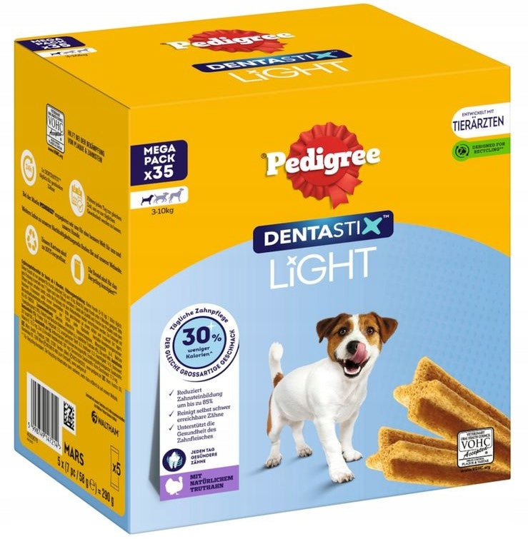 Pedigree Dentastix Light teether for small dogs MEGAPACK x35 290g