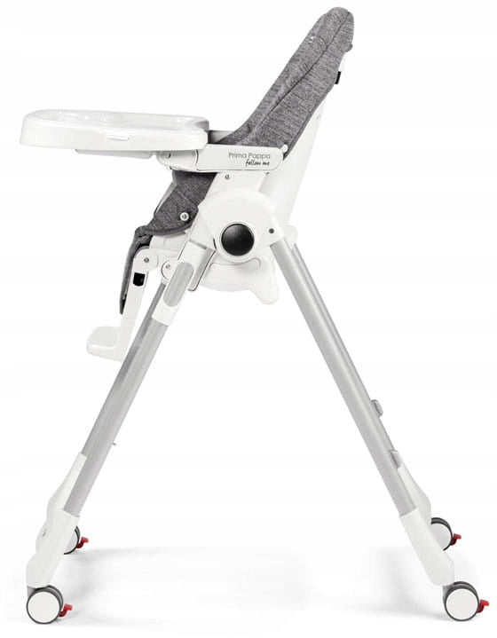 Peg Perego Prima Pappa Follow Me Highchair With Deckchair Function | Wonder Grey Manufacturer code 00