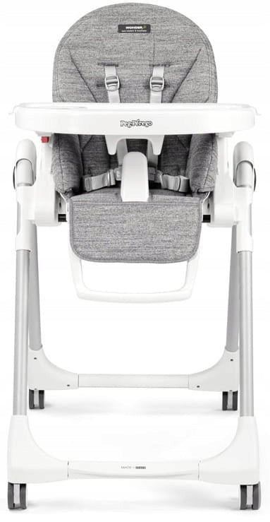 Peg Perego Prima Pappa Follow Me Highchair With Deckchair Function | Wonder Grey Packaging status original