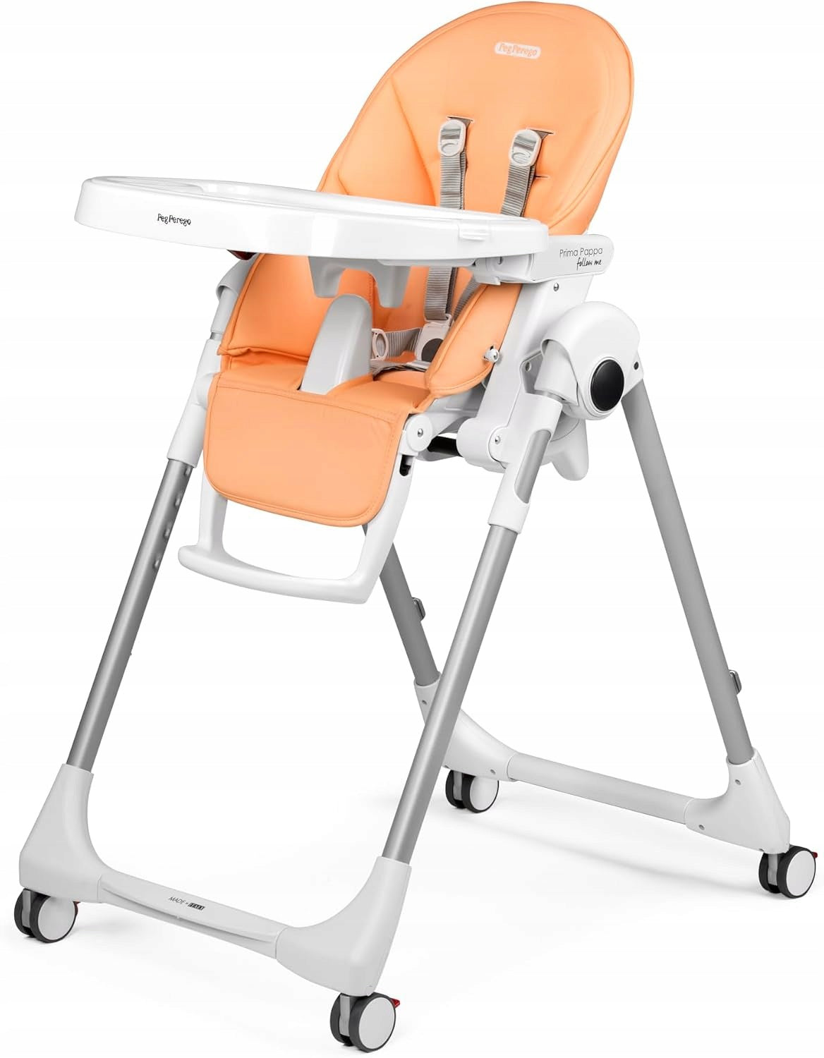 PegPerego - 2-in-1 high chair-bed wheels, adjustable