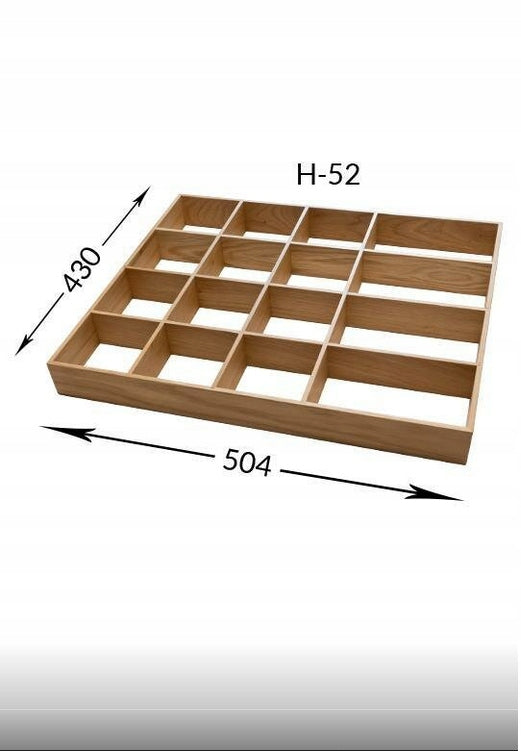 Peka 07.37116.D Wooden grille 16 chambers/ oak