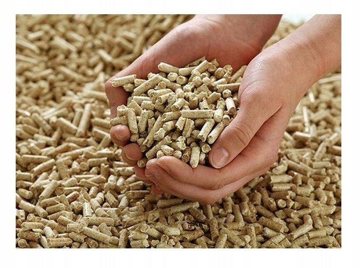 Pellet litter wooden pine wood pellets 15kg for guinea pig cat Manufacturer code yellow