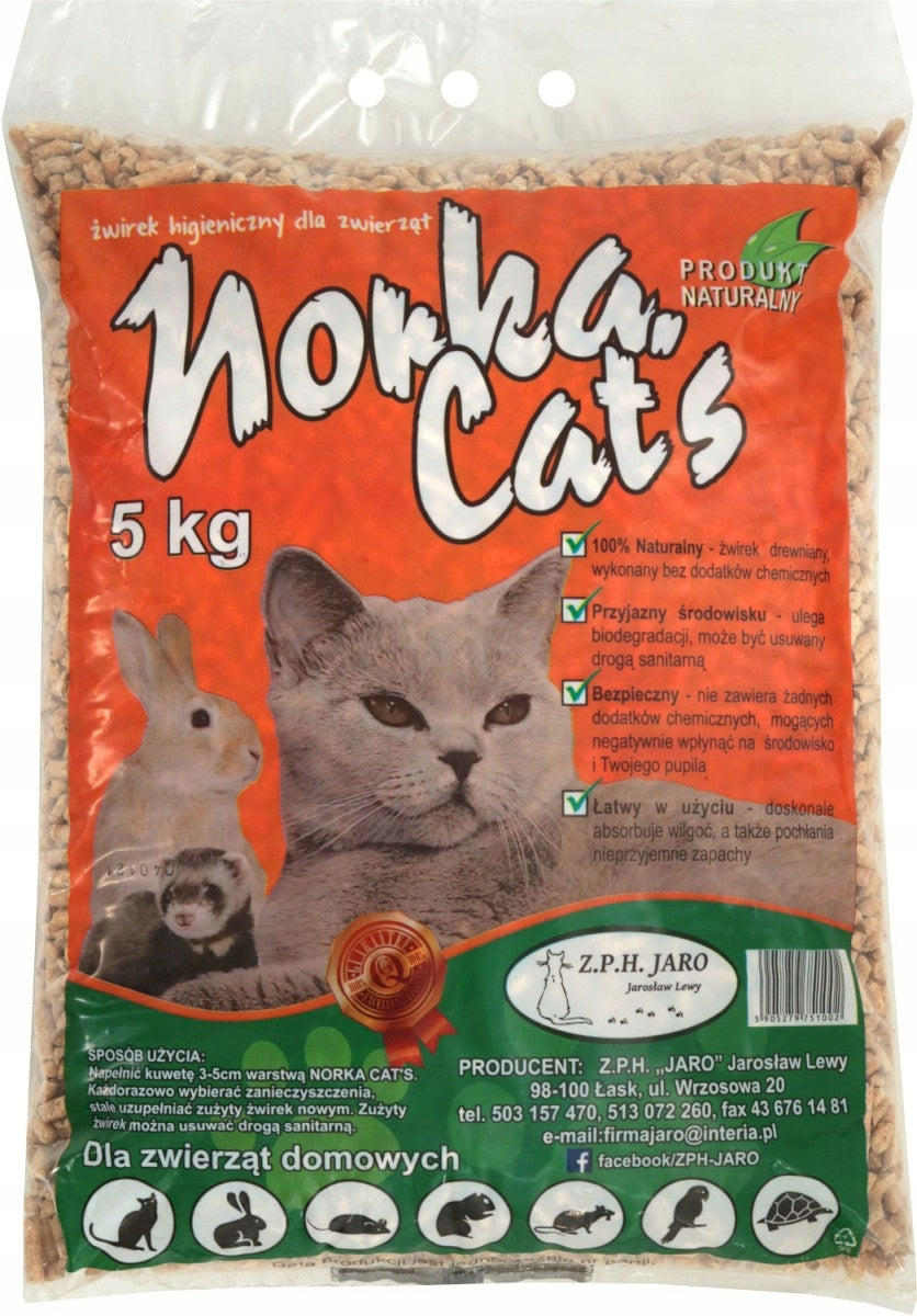 Pellets for Cat Rodents Rabbits JARO Mink Cat's 5kg Packaging status original