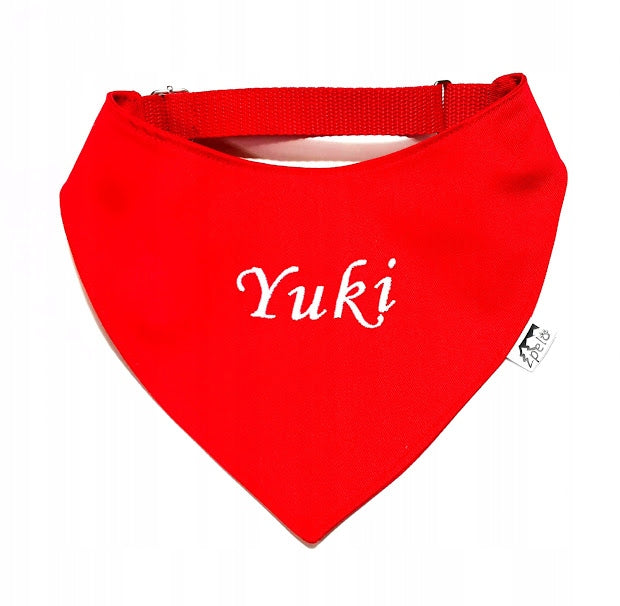 Pelo SCARF BANDANA embroidery name FREEBIE R-1