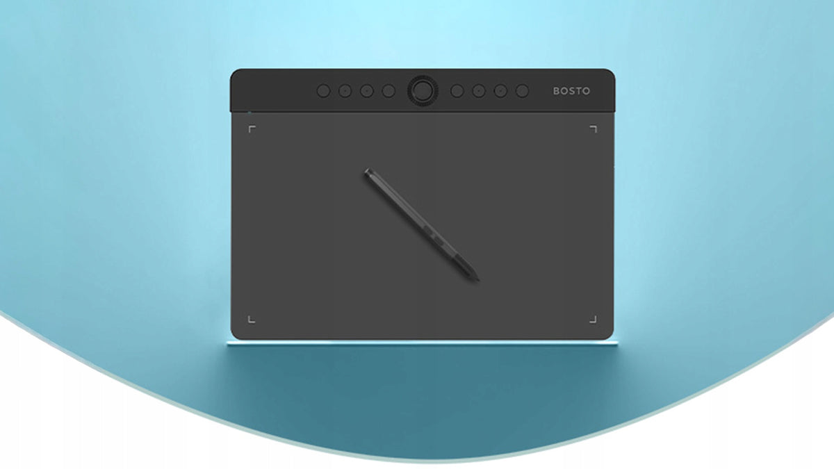 Pen graphics tablet BOSTO T1060KD 5080 LPI PROFESSIONAL for Graphics Brand BOSTO