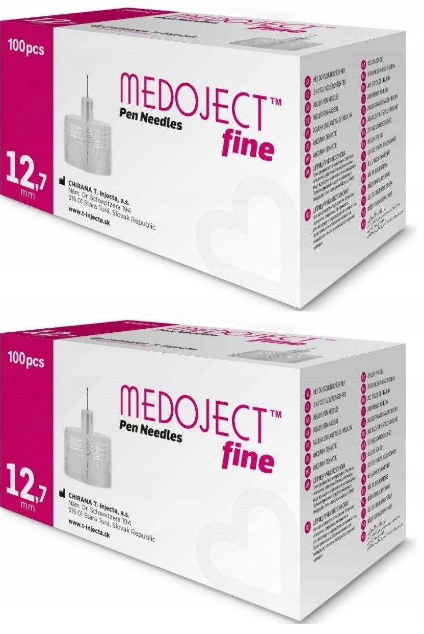 Pen needles Chirana Medoject 29G 0,33 x 12,7 mm 100 pcs. EAN (GTIN) 8586015044595