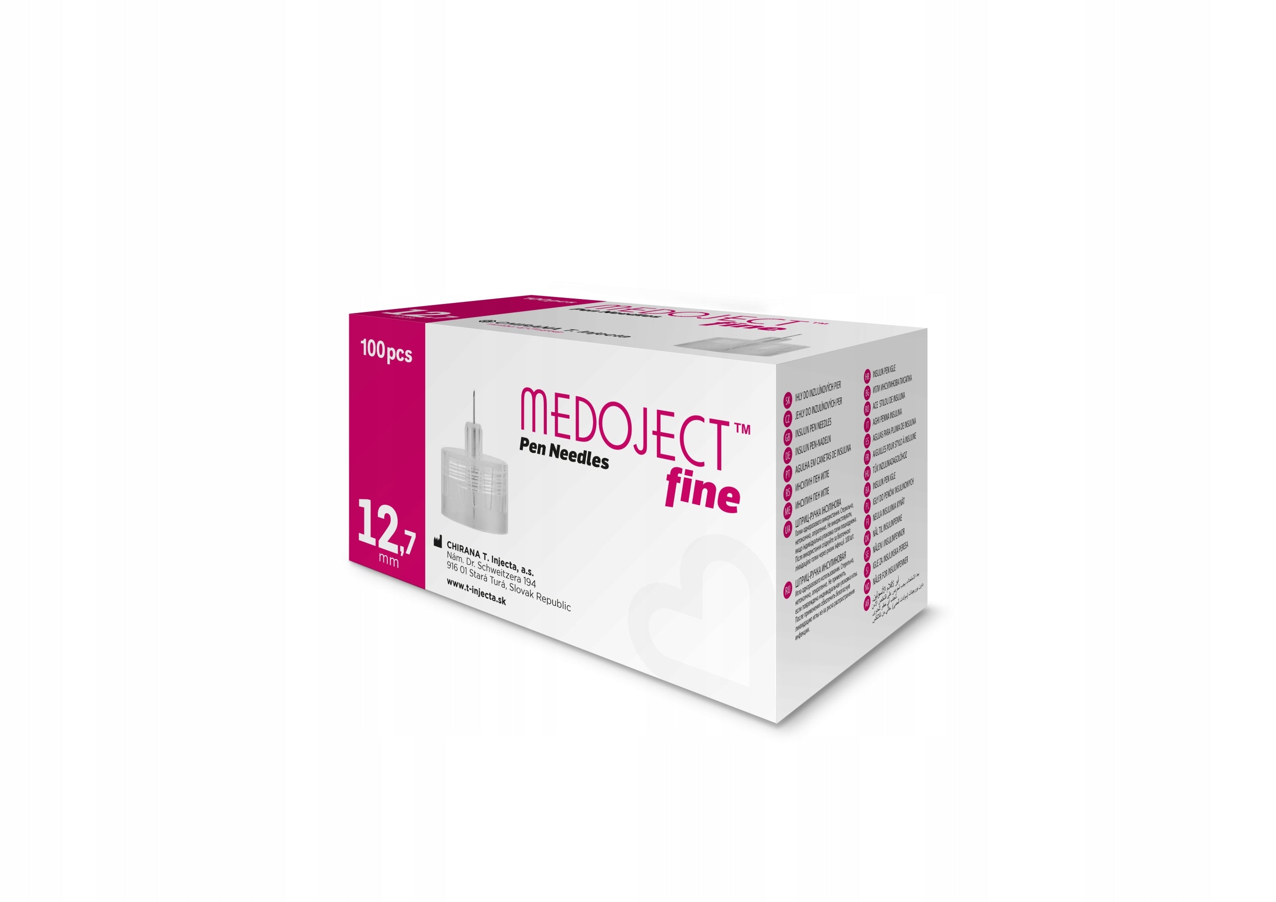 Pen needles Chirana Medoject 29G 0,33 x 12,7 mm 100 pcs.