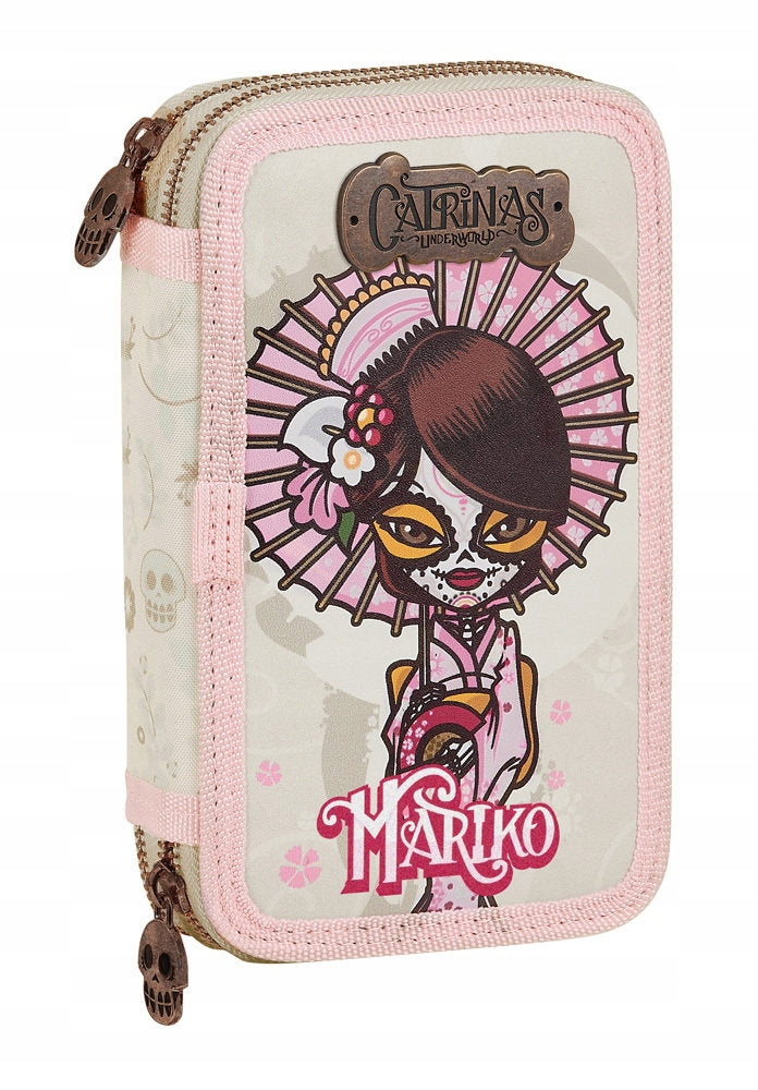 Pencil case CATERINAS UNDERWORLD - MARIKO two-level