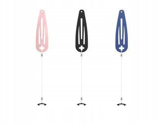 Pendant for processor MED-EL Rondo 3 / Samba 2 with hair clip pink Batteries included no