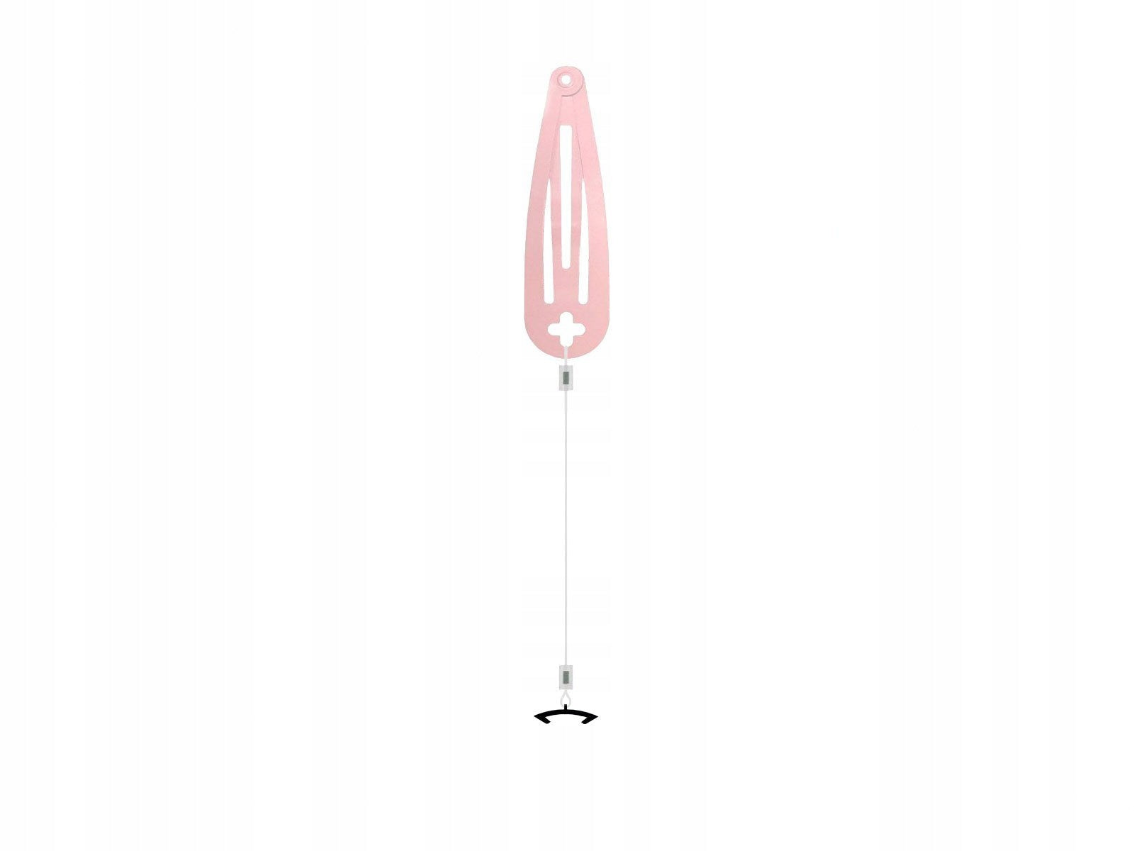 Pendant for processor MED-EL Rondo 3 / Samba 2 with hair clip pink