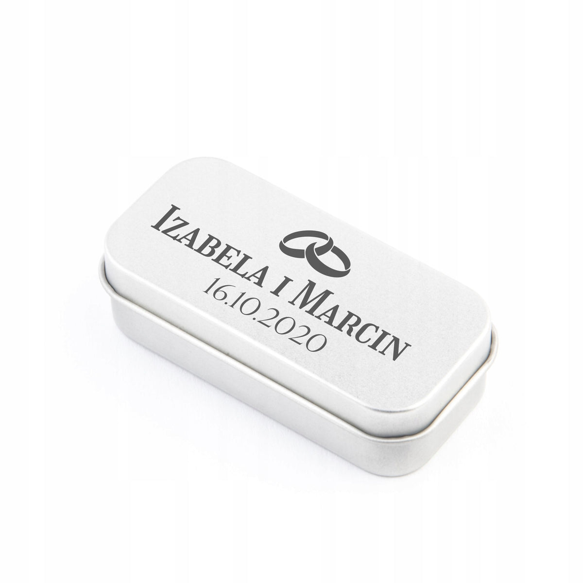 Pendrive 1 GB USB 2.0 box + WEDDING ENGRAVING Color multicolor