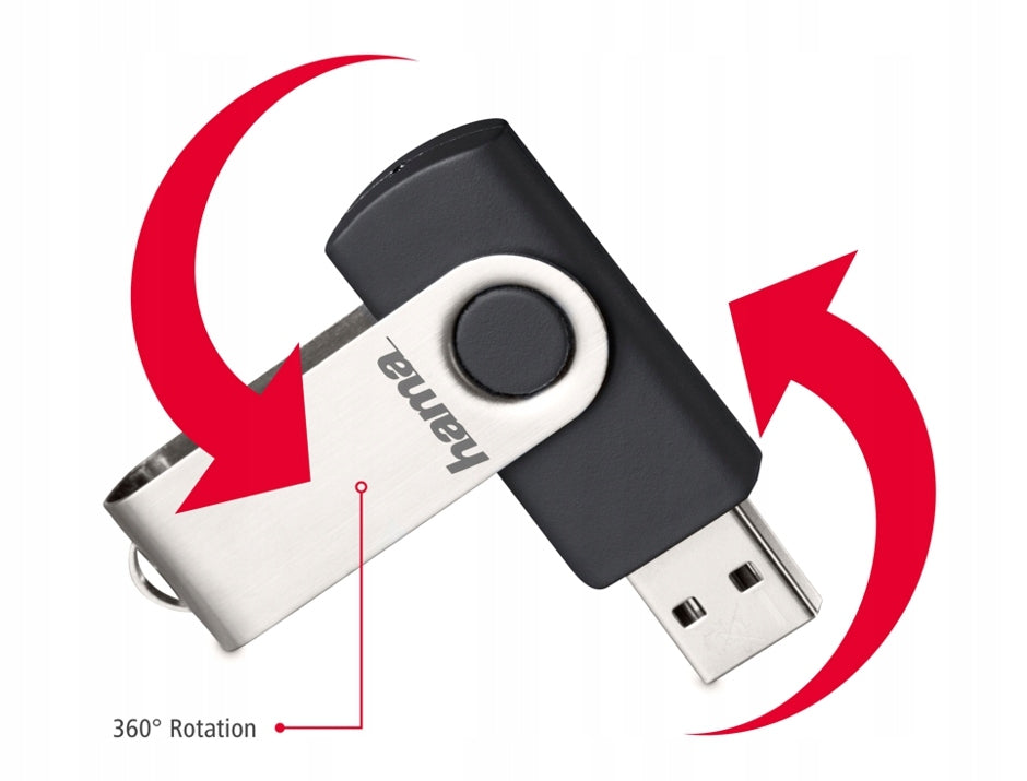 Pendrive Hama Rotate 64 GB USB 2.0 čierny Brand Hama