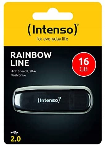 Pendrive Intenso E2 Black 16 GB USB 2.0 black